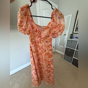 Size XS floral maxi dress